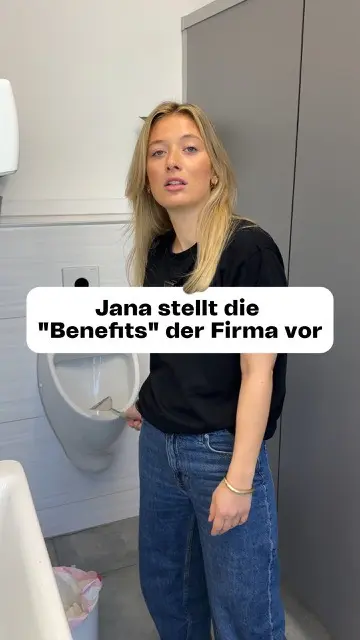 Jana stellt euch heute mal unsere Benefits vor ☺️ #benefits #fun #work #gklasse #greenit
