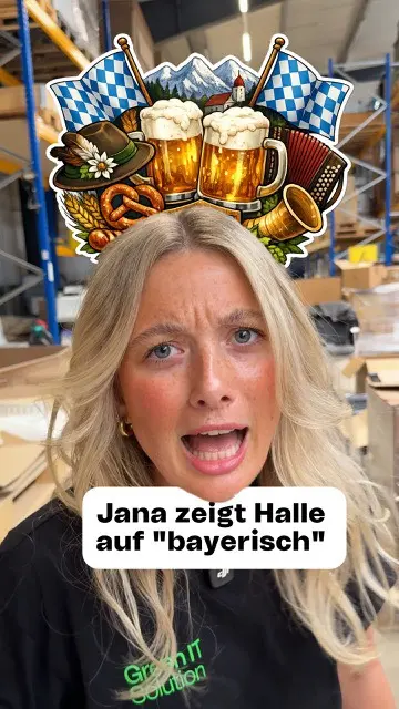 Hallenführung auf bayrisch!